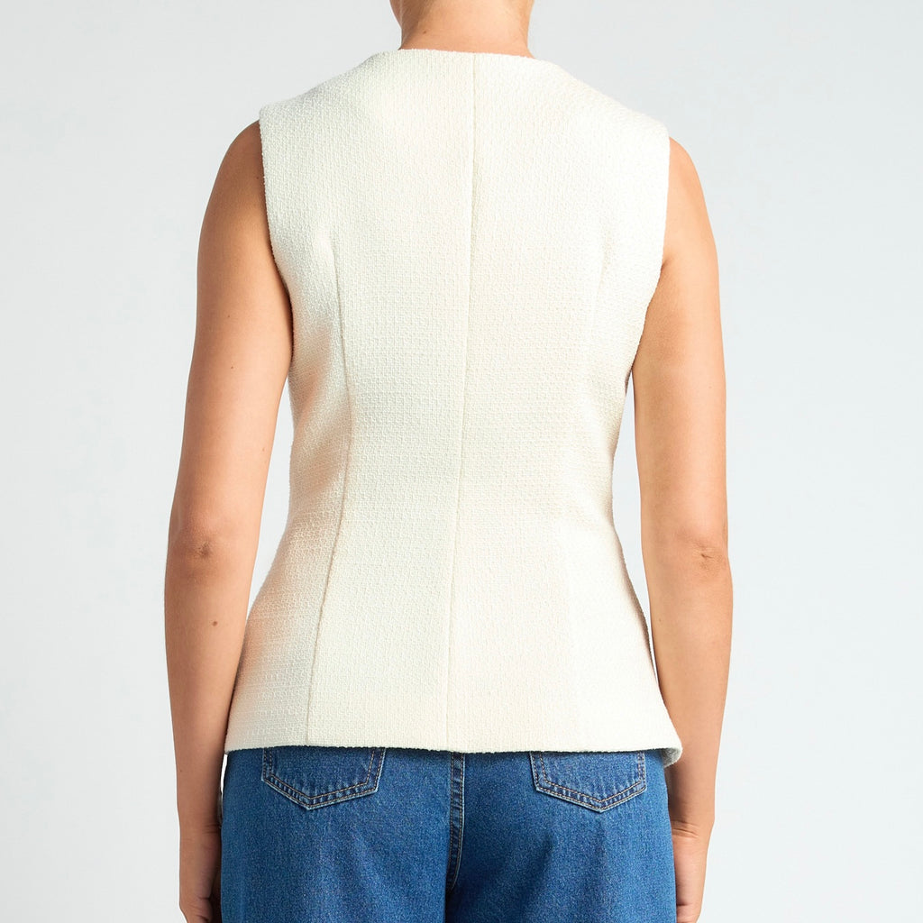 Coco Tweed Vest Top