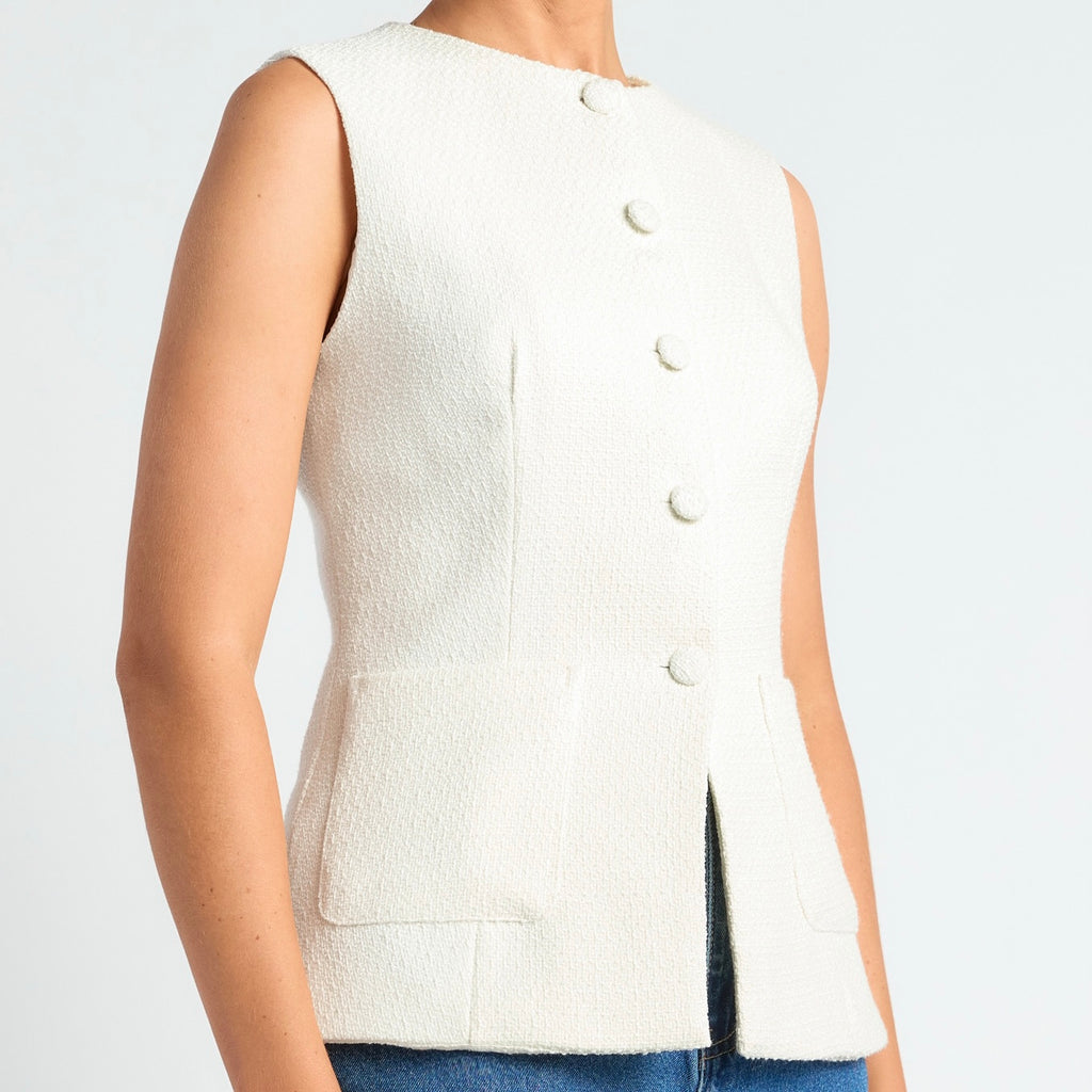 Coco Tweed Vest Top