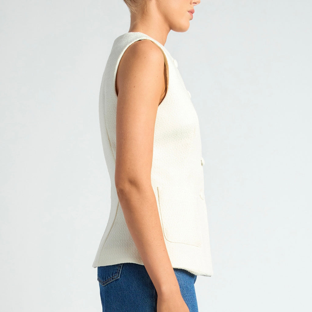Coco Tweed Vest Top