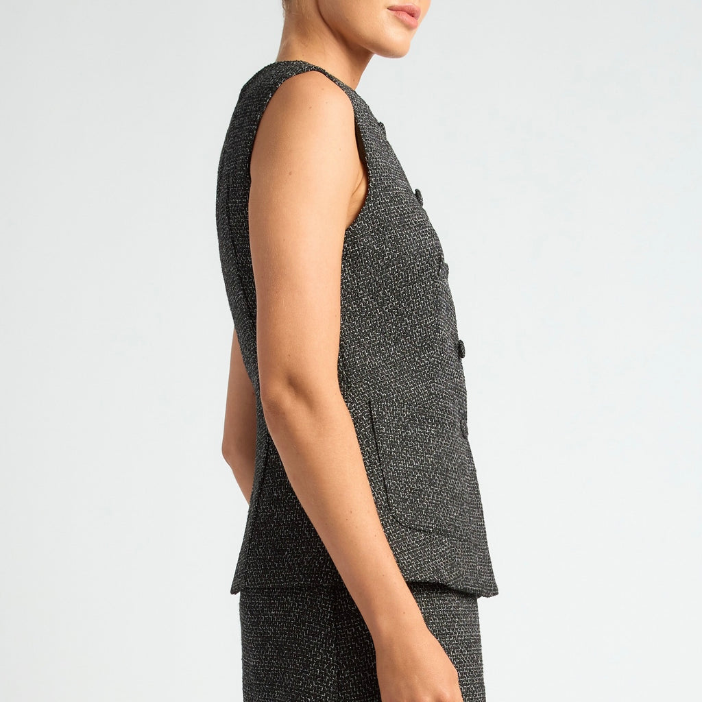 Coco Tweed Vest Top